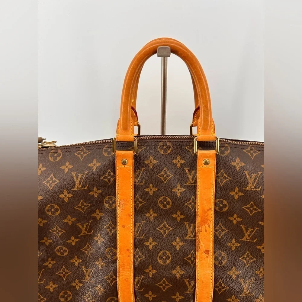 Louis Vuitton Vintage Boston Bag Carryall 45 Monogram SD0926 tote Classic